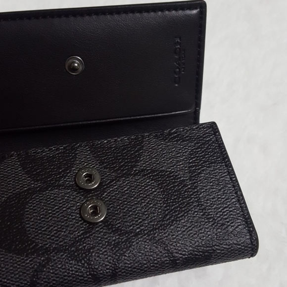 🔖NWT🔖 Men's Coach Monogram Key Case/Holder - Picture 4 of 5